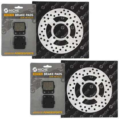 Front Brake Rotor Pad Kit for Yamaha Grizzly 600 (1UY-W0046-00-00)