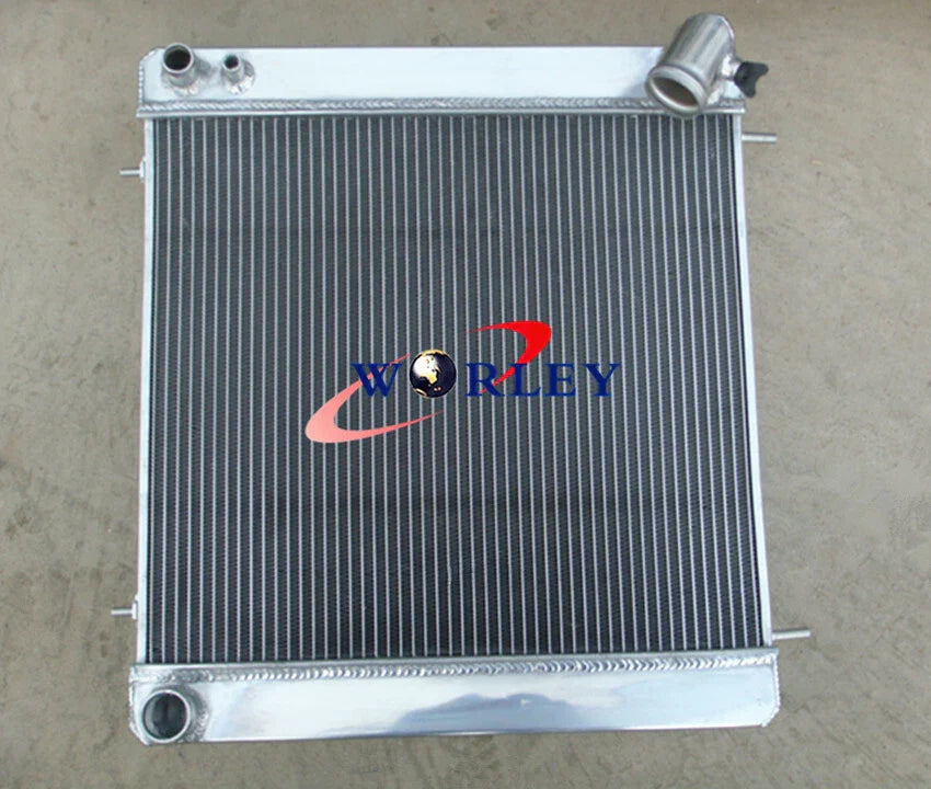 Aluminum Radiator for 3 Row Fit Jaguar E-Type XKE Series 1 4.2L I6 (1965-1967)