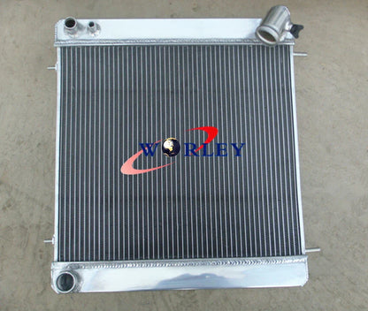 Aluminum Radiator for 3 Row Fit Jaguar E-Type XKE Series 1 4.2L I6 (1965-1967)