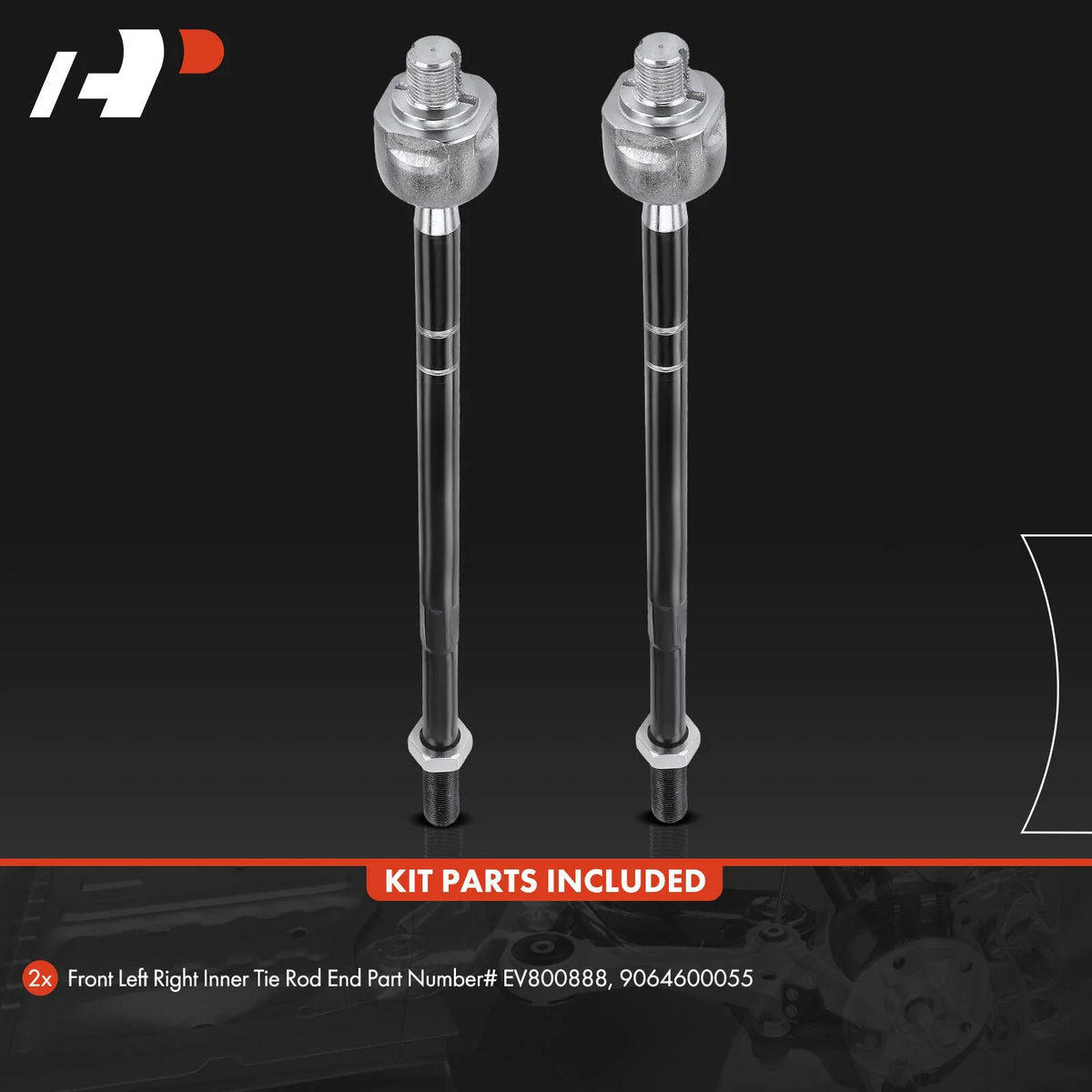 2X Inner Tie Rod End for Dodge Freightliner Sprinter 2500 3500 (2007–2018)