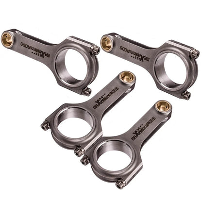 Set of 4 Forged Connecting Rods & ARP 2000 Bolts for Toyota Corolla FX MR2 (1984–1989)