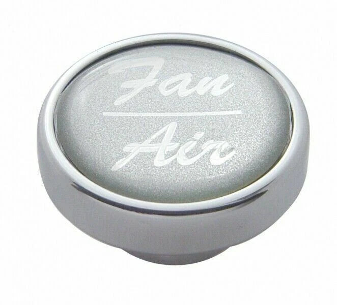 Chrome Dash Control Knob for UP (1" Silver Glossy) #23254
