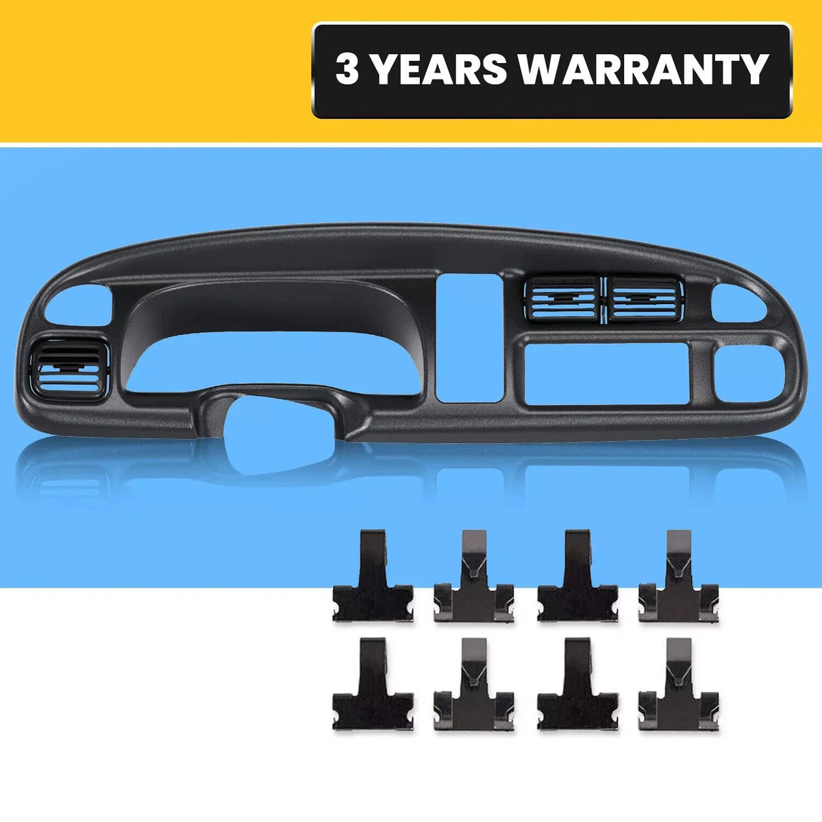 Dash Board Bezel Cover with Vents for Dodge Ram 1500 2500 3500 (1998–2002)