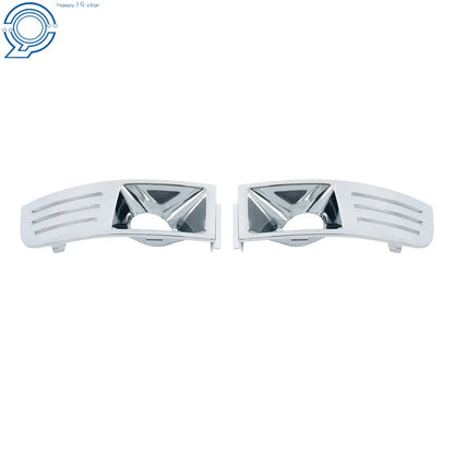 Set of 2 Front Fog Light Trim Covers for Ford Flex (2009–2012) Chrome