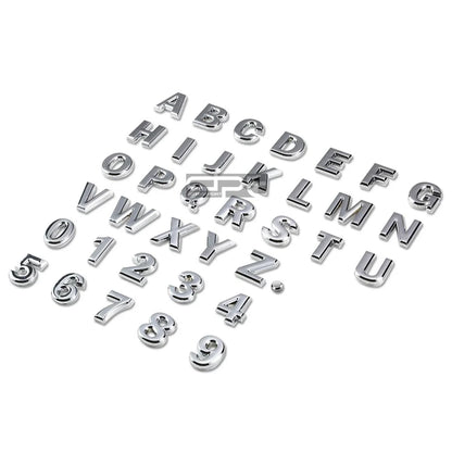 Metal Grill Body Emblem Decal Trim Badge for