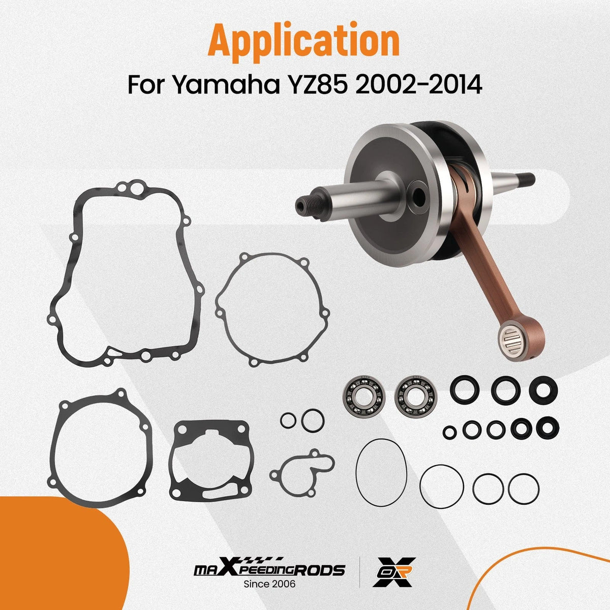 Crankshaft Gasket and Seal Kit for Yamaha YZ85 (2002–2014)
