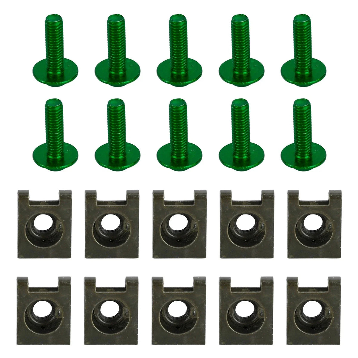 10 Pack M6x20 Fairing Screen Screw Bolt Fastener for Motorcycle