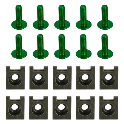 10 Pack M6x20 Fairing Screen Screw Bolt Fastener for Motorcycle