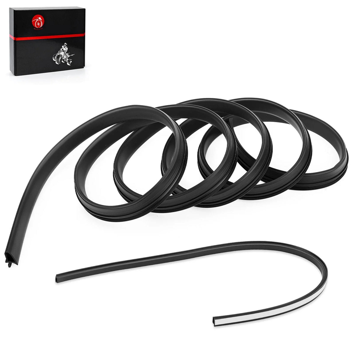 Black Door Seal Kit for Polaris Ranger XP 1000/Northstar XP 1000 (2018–2025)