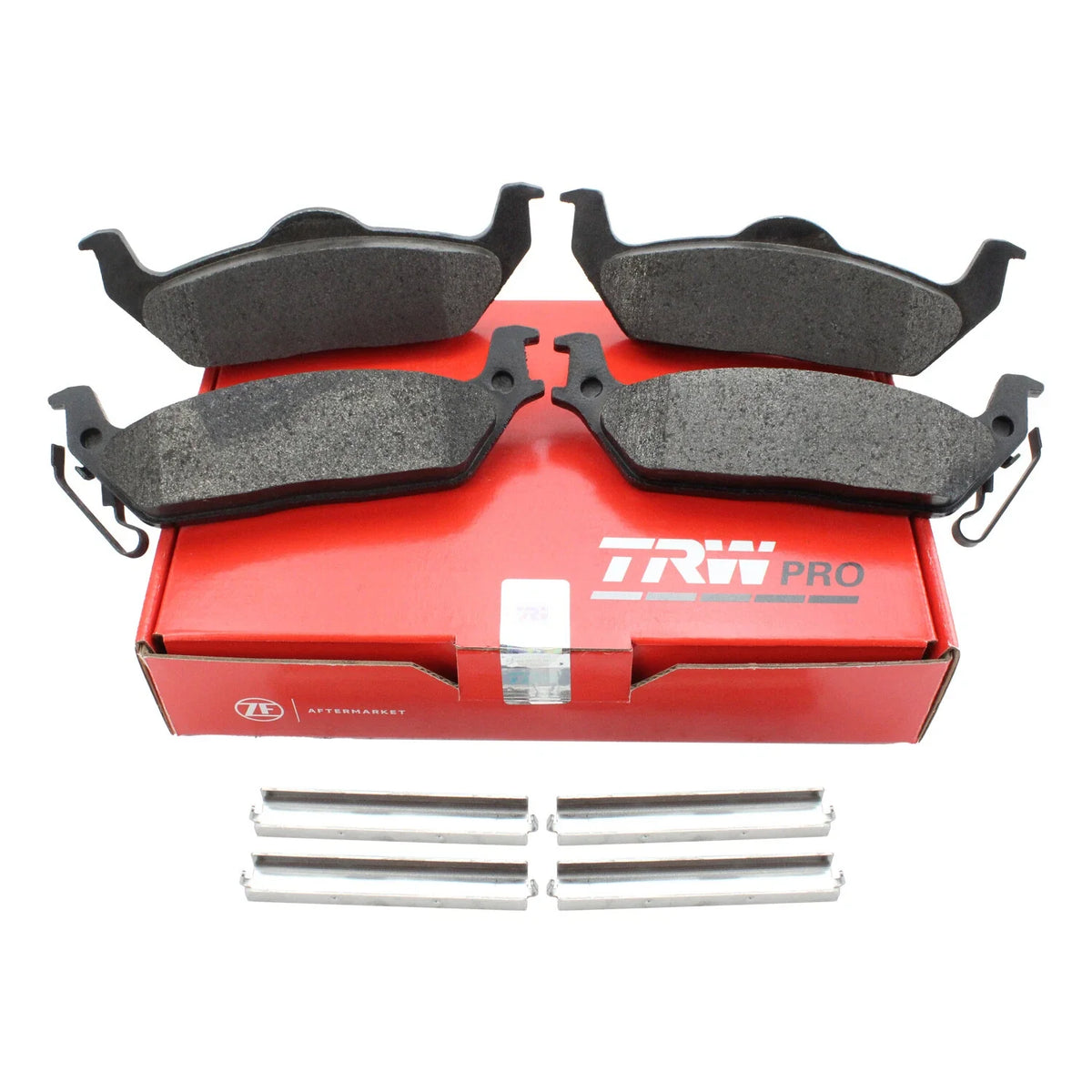 Set of 4 TRW Pro Rear Metallic Slotted Brake Pads for Ford F-150 (2004–2020)
