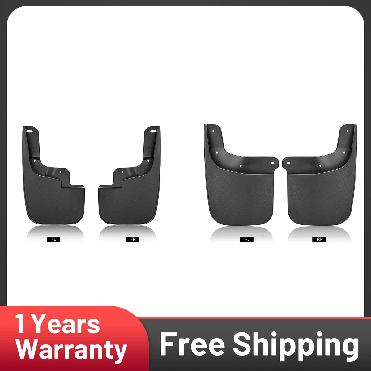 Mud Guards for Chevrolet Colorado (2015–2022) Front Rear Splash Flaps Set of 4