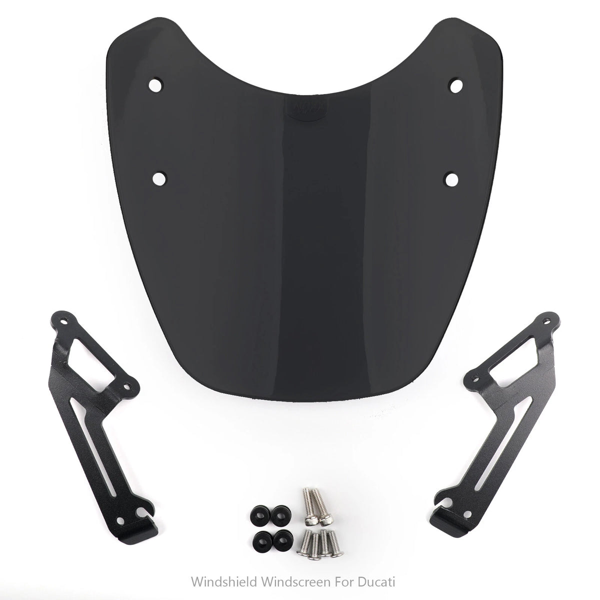 1x Windshield Windscreen for Ducati Scrambler (2015–2018) WIN-D506-Black