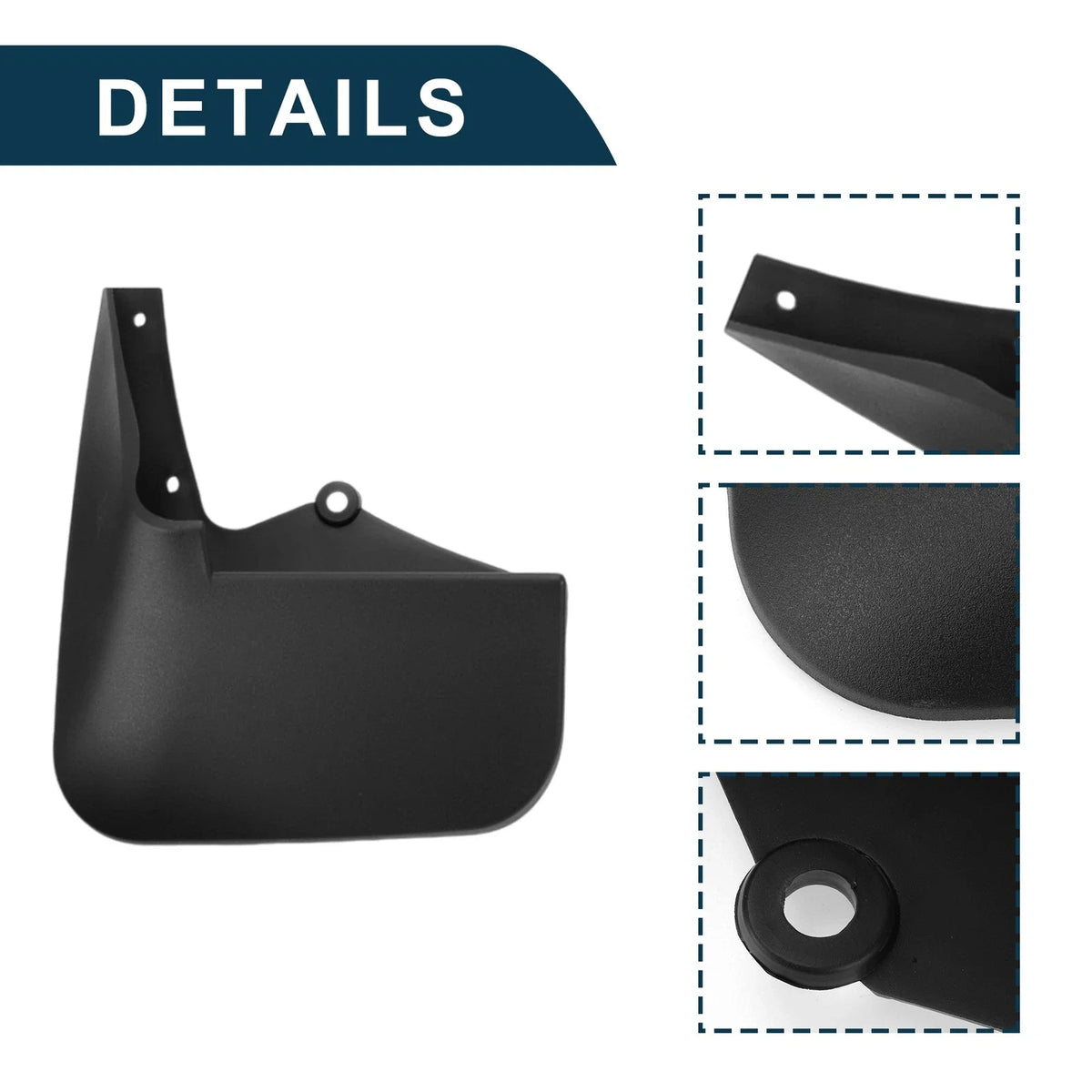 Set of 4 Mud Flaps Splash Guards for Toyota Hiace (1992–2003)