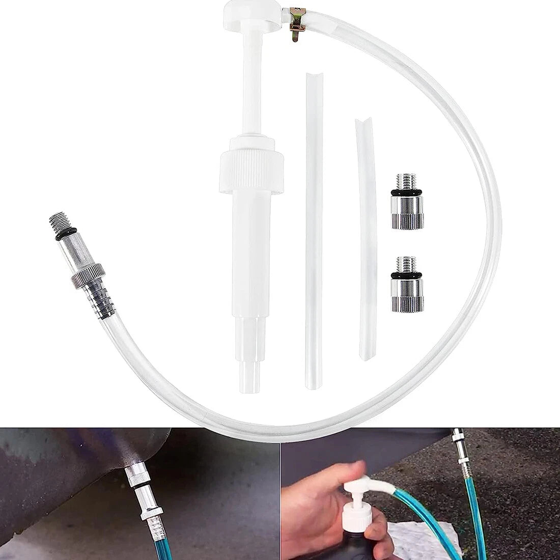 Outboard Motor Lower Unit Gear Oil Change Pump Kit 8in 8mm 10mm