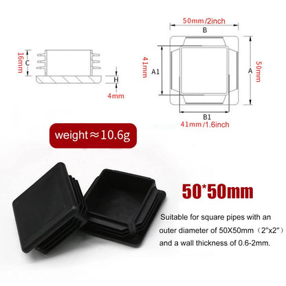 2 Inch Square Tubing End Cap Plug for 2"x2" Tubing (No Specific Years)