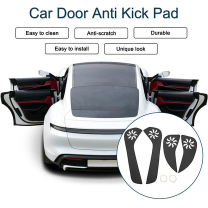 Set of 1 Car Door Anti Kick Pad Sticker Protector for Toyota Yaris 