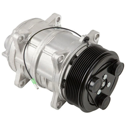 AC Compressor & A/C Clutch for OEM Diesel Kiki & Tama TM-16HS (12v) 60-02892NC, 488-46234
