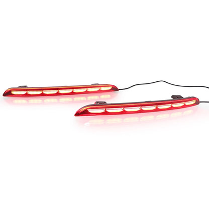 2X LED Rear Bumper Lights for Honda Civic (2022–2026) - Smoked Lens, Plug and Play