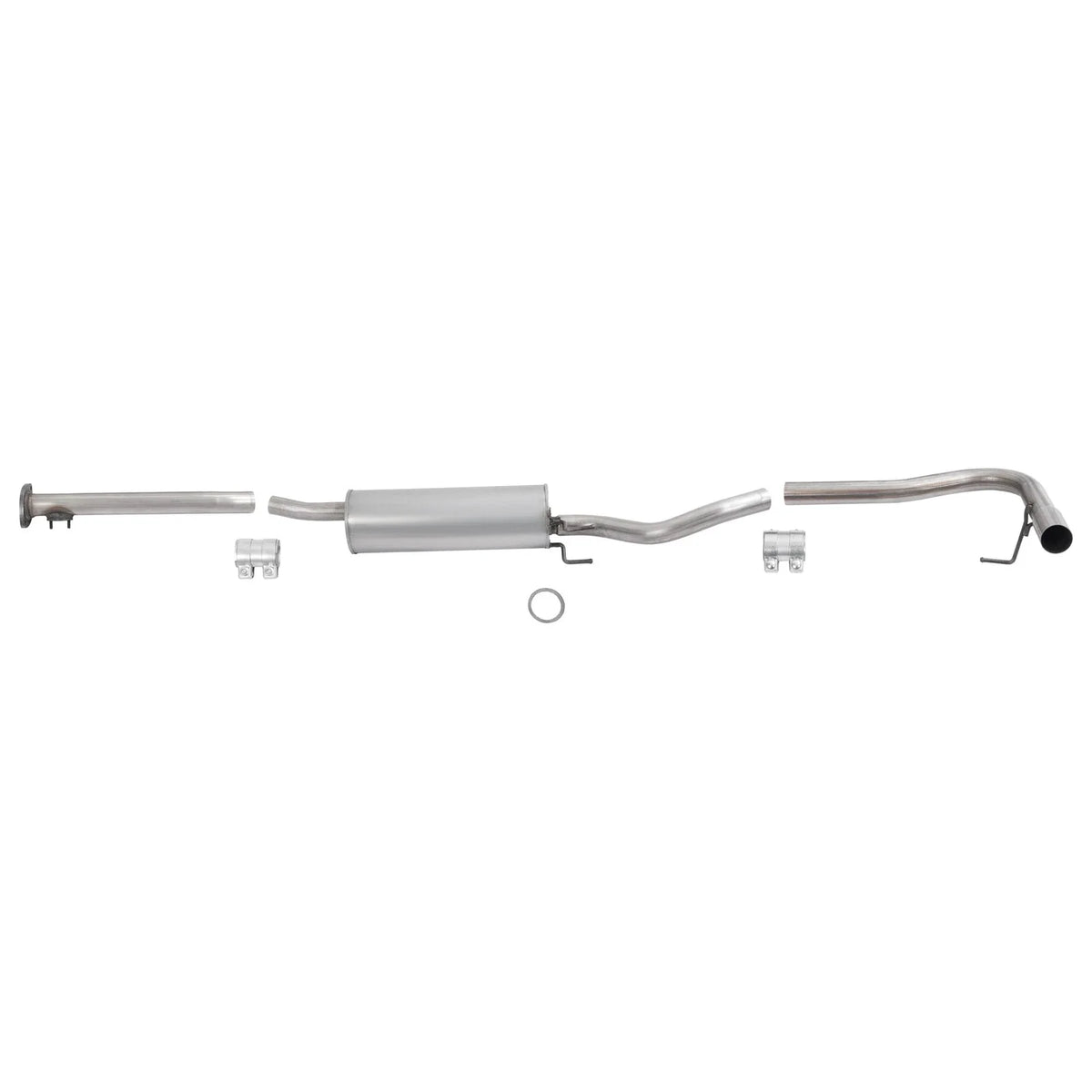 Muffler TailPipe Exhaust System for Toyota Tacoma 2.7L 4WD (2000–2004)
