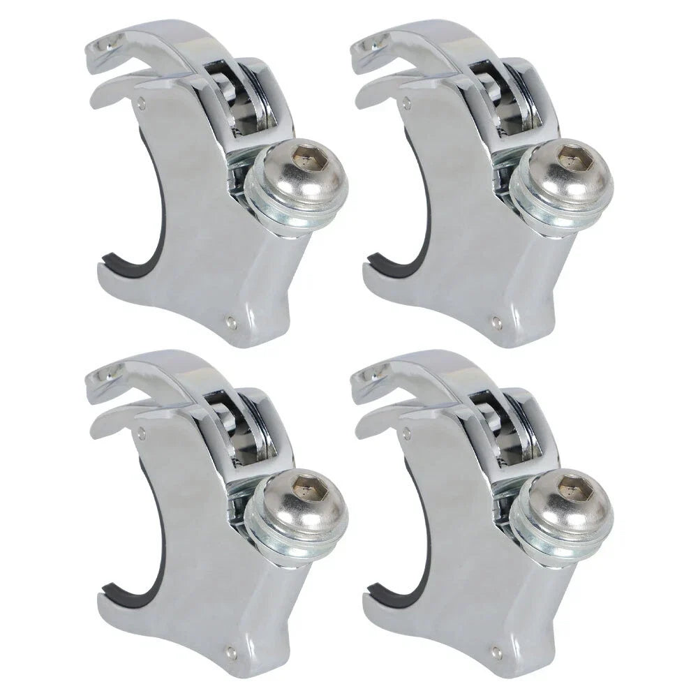Set of 4 Windshield Clamps for Dyna FXDB (2002–2016) 49mm