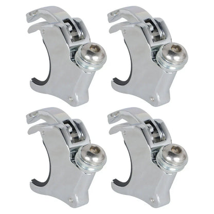 Set of 4 Windshield Clamps for Dyna FXDB (2002–2016) 49mm