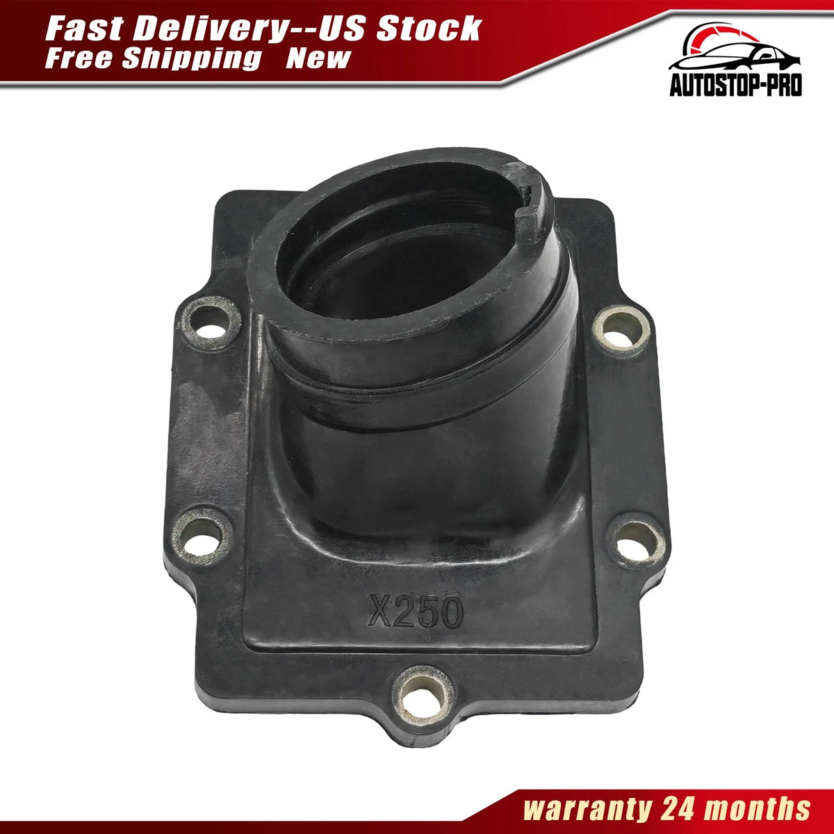 1Pc Carburetor Rubber Intake Reed Boot for Kawasaki KX250 (16065-1150)