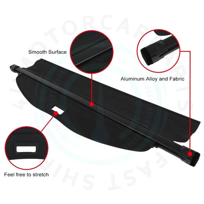 Retractable Rear Cargo Cover for Toyota Highlander (2020–2023)