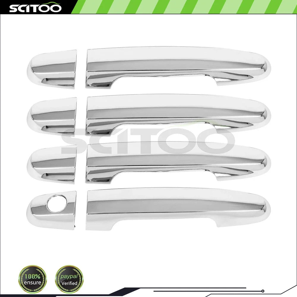 Set of 4 Door Handle Covers for Toyota Corolla (2003–2013) Chrome