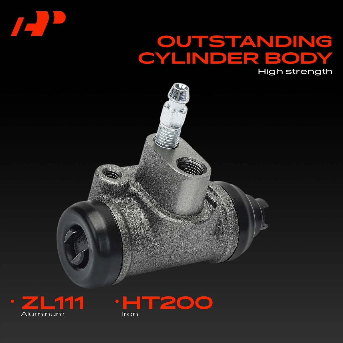 2X Rear Drum Brake Wheel Cylinders for Kia Rio (2003–2005) 58330FD100, 58330FD200, W610120