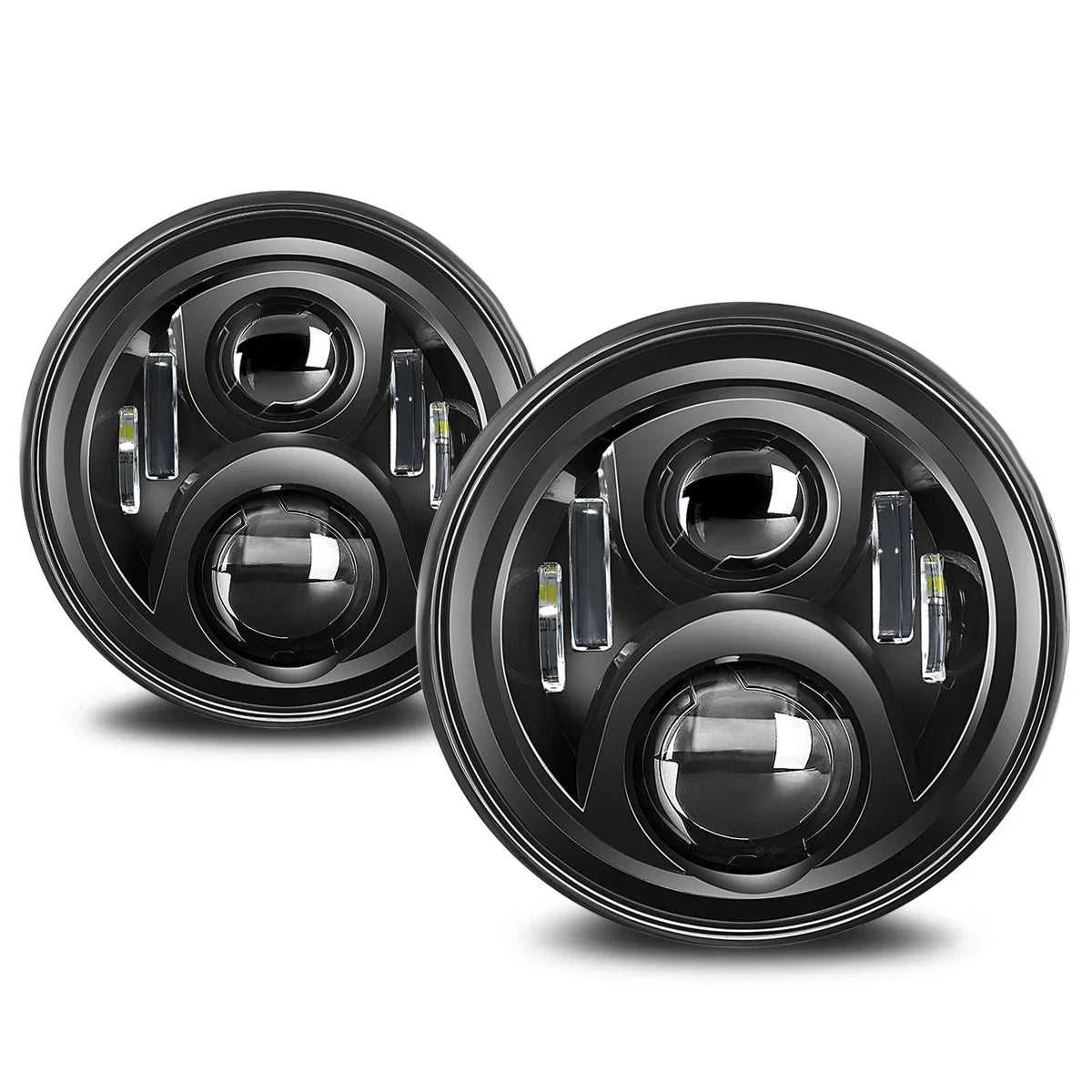 Full LED Projector Headlight Lamps for Jeep Wrangler JK (2007–2018)