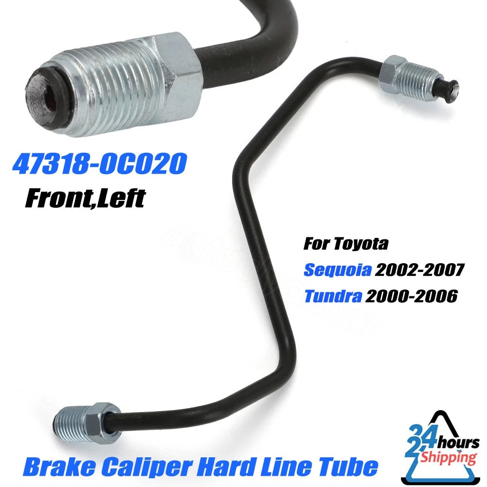 Front Left Brake Line 47318-0C020 for Toyota Tundra Sequoia (2001–2007)