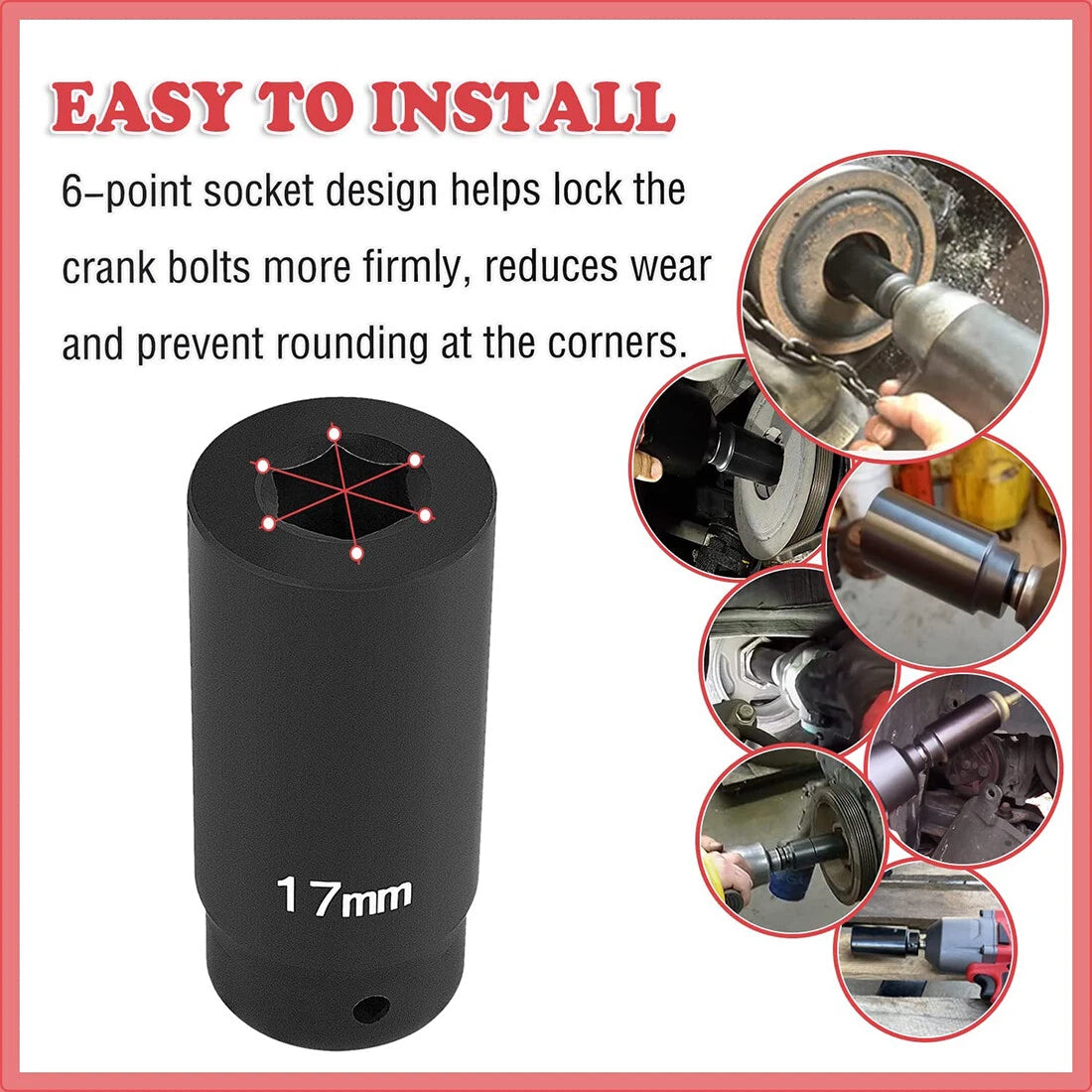 77060 Harmonic Balancer Socket for Honda Engines