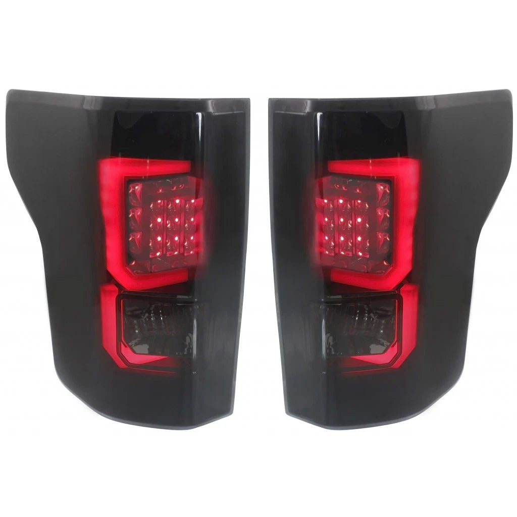 Pair of Clear LED Tail Lights for Ford F-150 (2015–2017) CLX-M0-USA-STYFD1516LCTL1-CL360A70