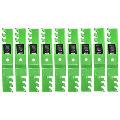9-Pack Deck Toothed Blade for Cub Cadet GT2148 Recon Z-Force SZ48 (02005017-X)