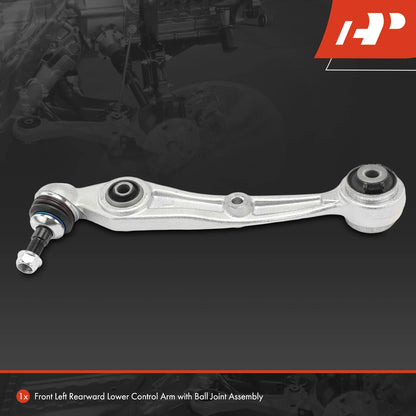 Front Left Lower Rearward Control Arm w/Ball Joint for BMW X5 X7 (2019–2023) 31106878081, 526-007, 526007