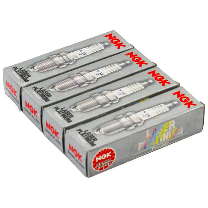 Set of 4 NGK Spark Plugs 4 cyl 2.0L MR20DE for Nissan X-Trail T31 (2010-2014)