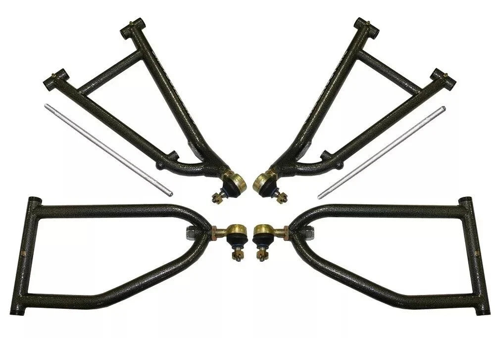Lonestar DC-4 Long Travel A-Arms + Elka Legacy Plus Shocks for Raptor 700 (2006–2014)