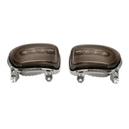 Front LED Turn Signals Smoked Lens for Honda Goldwing 1800 (2001–2017)