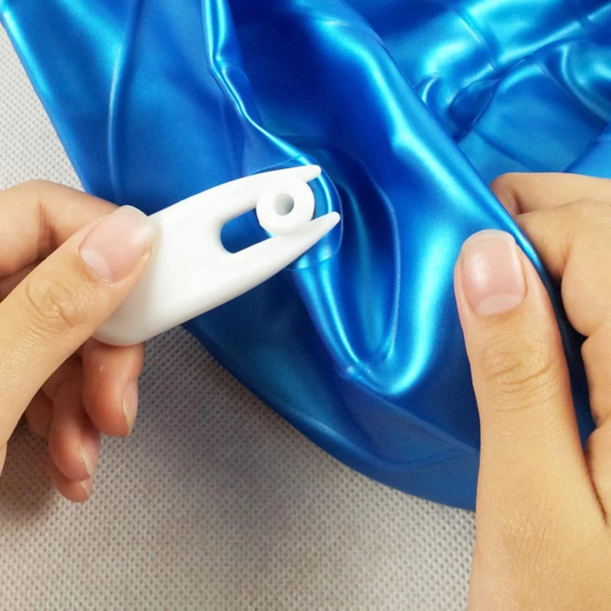 Hand Air Pump for Exercise Ball (Pack of 1) - Blue