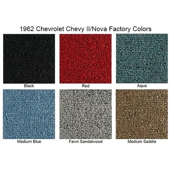 Loop Carpet Kit for Chevy II/Nova 2 Door (1962–1967) 3903-62-20