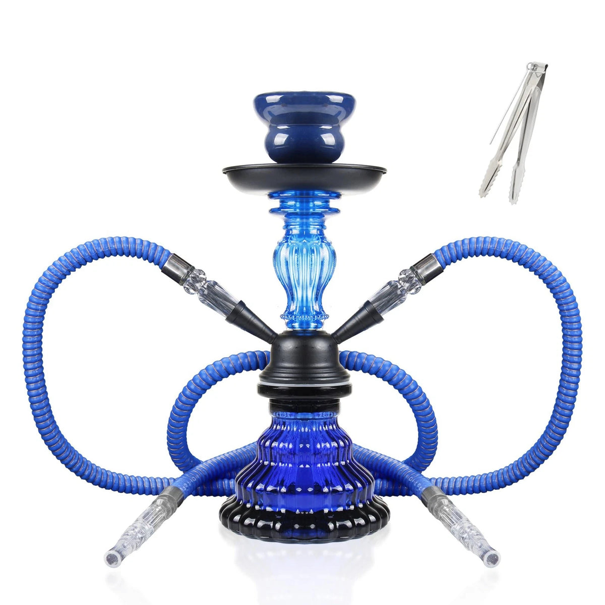 2X Hose Set for Hookah (Small Size, Blue)