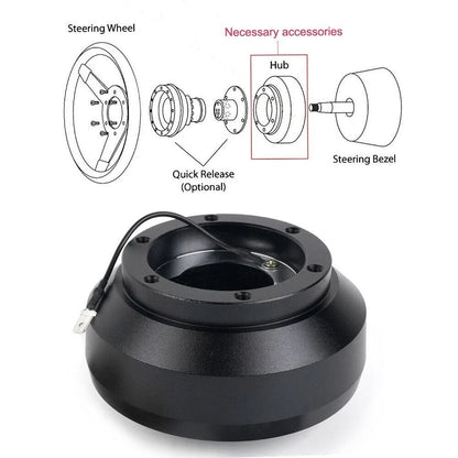 135H Short Steering Wheel Hub Adaptor for Acura ILX (2013–Present) & Honda Civic (2015–Present) & Fit