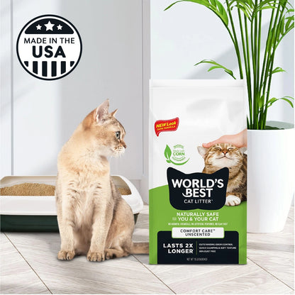 Comfort Care Unscented Cat Litter, 32-Pound