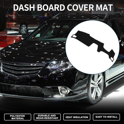 Dashboard Cover Mat for Honda Accord (CY2, 2018–2023) Sun Protector Black