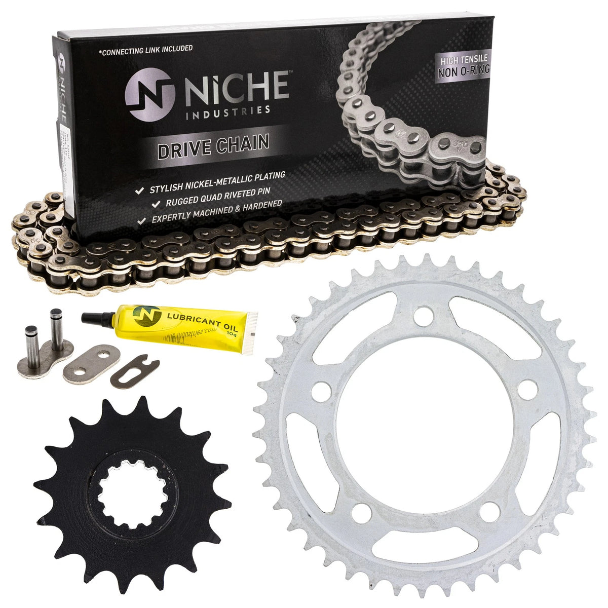 Sprocket Chain Set 16/42 Tooth for Honda CBF600 (MK1004036, 519-KCS0508K-K001)