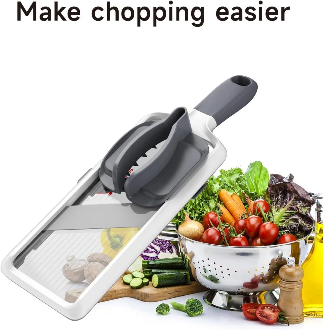 Safety Hand Guard for Mandoline Slicers (Ergonomic, Non-Slip Grip)
