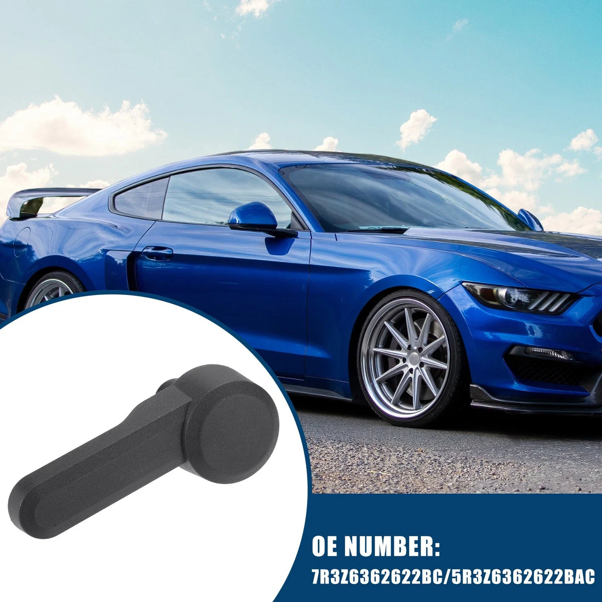 Left Side Seat Recliner Handle Lever for Ford Mustang (2005–2014) No.7R3Z6362622BC