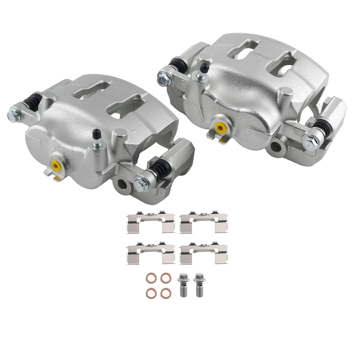 Set of 2 Rear Disc Brake Calipers for Nissan Pickup (1995–1997) with Bracket
