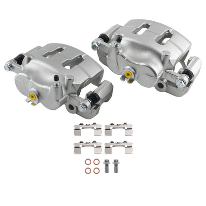 Set of 2 Rear Disc Brake Calipers for Nissan Pickup (1995–1997) with Bracket