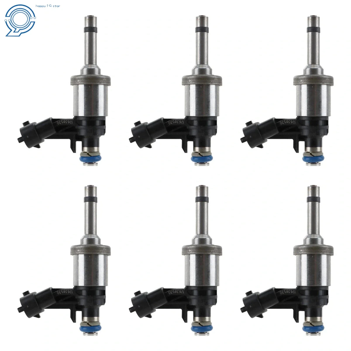 Set of 6 Fuel Injectors for Buick Enclave (2009–2011) 3.6L V6